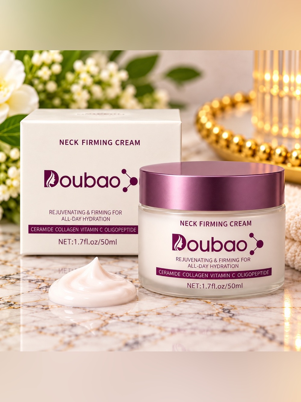 Neck Firming Cream – Pink Jar for Rejuvenated Neck